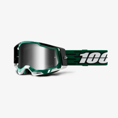 Okuliare 100% Racecraft 2, milori zelené, zrkadlové