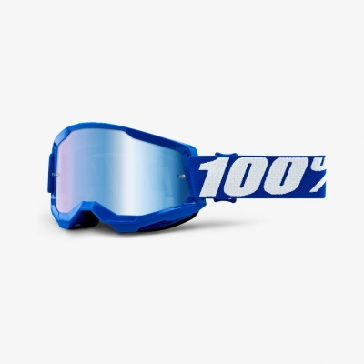 Okuliare 100% STRATA 2, modré, zrkadlové
