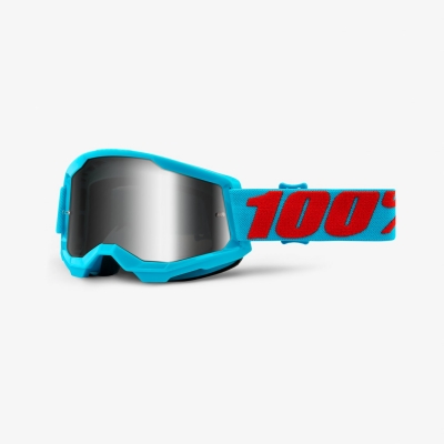 Okuliare 100% STRATA 2 Summit modrá tyrkys, zrkadlové