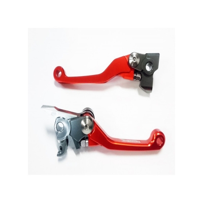 Páčky 4MX sada KTM SX SXF EXC-F 250 300 400 450 525 530 HUSQVARNA 2006/14 oranžové