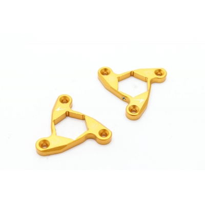 Hviezdicové ovládanie predpätia  pružín vidlice 4RACING GFS22 zlatá