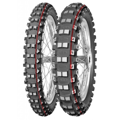 Pneumatiky Mitas 70/100-17 TERRA FORCE MX SM 40M červený pás