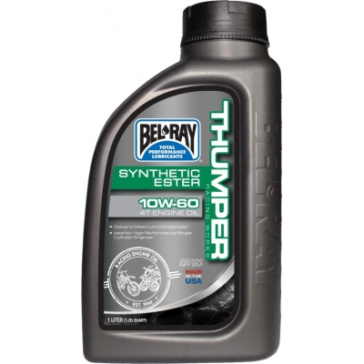Motorový olej Bel-Ray THUMPER RACING WORKS SYNTHETIC ESTER 4T 10W-60 1 l