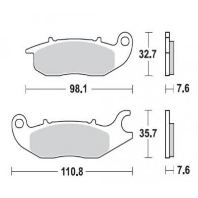 Brzdové doštičky Braking 902