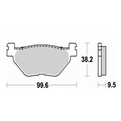 Brzdové doštičky Braking 903