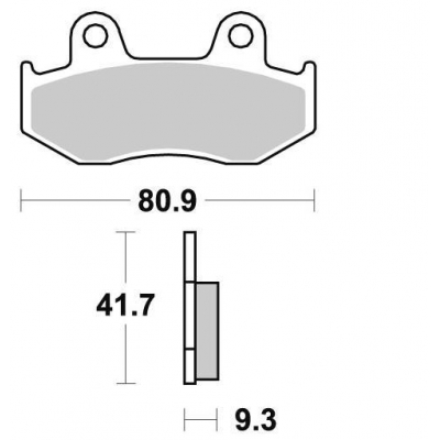 Brzdové doštičky Braking 940