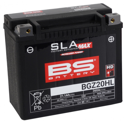 V továrni aktivovaný akumulátor BS-BATTERY BGZ20HL SLA MAX aktivovaná batéria