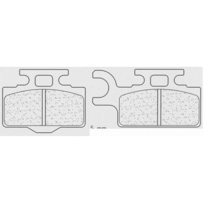 Brzdové obloženie CL BRAKES 1034 MX10 (XC7)