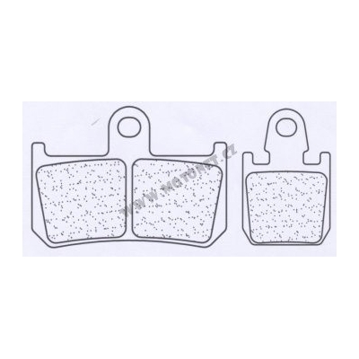 Brzdové obloženie CL BRAKES 1180 C60 (C59) (4 ks v sade