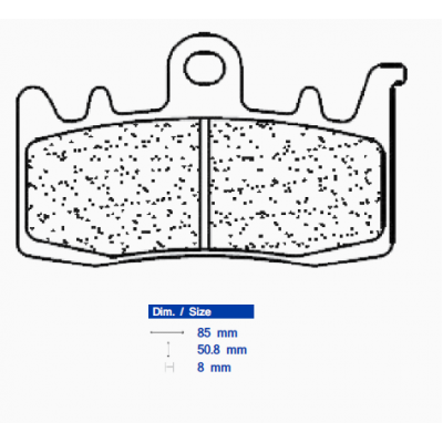 Brzdové obloženie CL BRAKES 1232 C60 (C59)