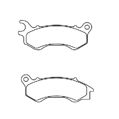Brzdové obloženie CL BRAKES 3102 MSC