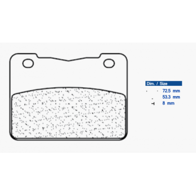 Brzdové obloženie CL BRAKES 3110 MSC