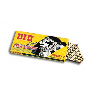 X-krúžkový reťaz pre ATV D.I.D Chain 520ATV2 1920 článkov zlatá/čierna