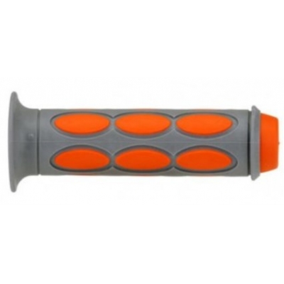 Rukoväte/ gripy Domino sivo-oranžové 3