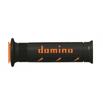 Rukoväte/ gripy Domino čierno-oranžové 125mm