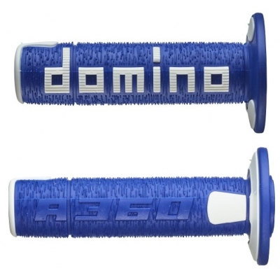 Rukoväte/ gripy Domino OFFROAD, modro-biele, 120mm/123mm