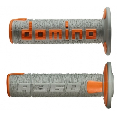 Rukoväte/ gripy Domino offroad sivo-oranžové