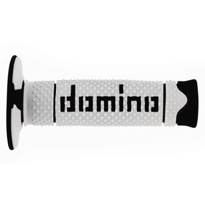 Rukoväte/ gripy DominoOFFROAD, bielo-čierne, 120mm