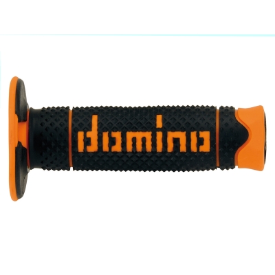 Rukoväte/ gripy Domino OFFROAD, čierno-oranžové, 120mm