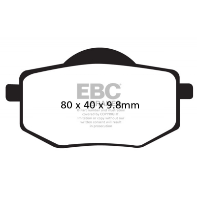 Brzdové obloženie EBC FA136