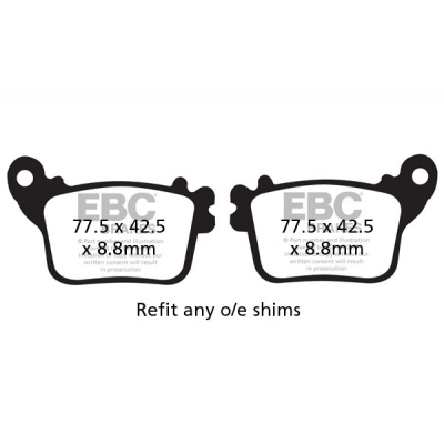 Brzdové obloženie EBC FA436