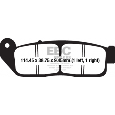 Brzdové obloženie EBC FA672