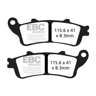 Brzdové obloženie EBC FA261HH