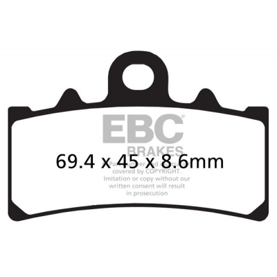 Brzdové obloženie EBC FA606HH