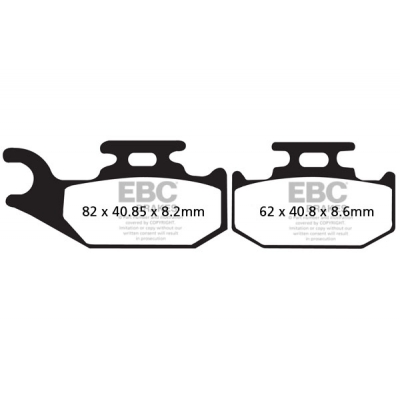 Brzdové obloženie EBC FA414TT