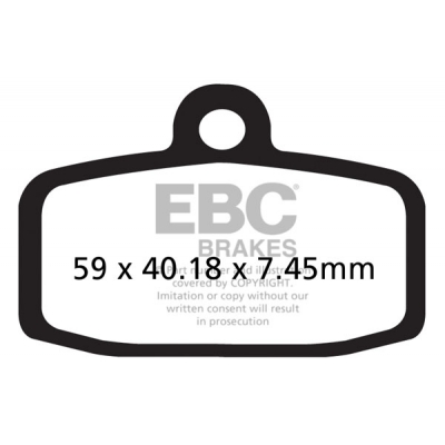 Brzdové obloženie EBC FA612TT