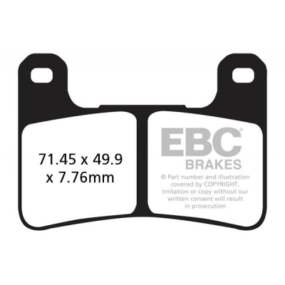 Brzdové obloženie EBC GPFAX379HH