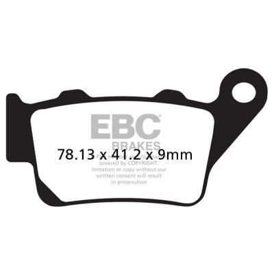 Brzdové obloženie EBC MXS208