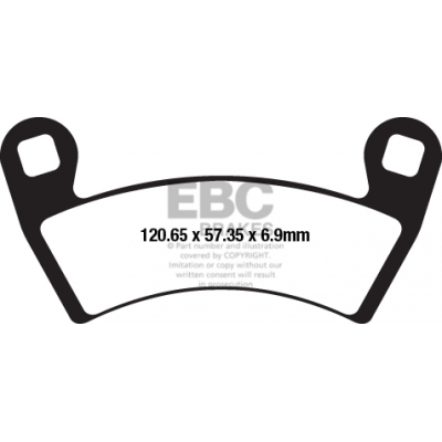 Brzdové obloženie EBC FA656TT