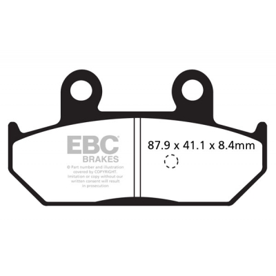 Brzdové obloženie EBC SFA412HH
