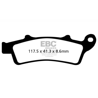 Brzdové obloženie EBC SFAC324