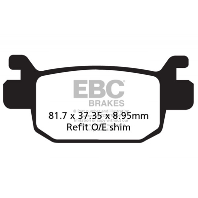 Brzdové obloženie EBC SFAC415