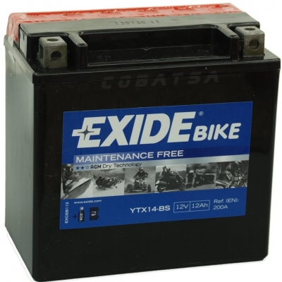 Akumulátor EXIDE 12V 12Ah YTX14-BS
