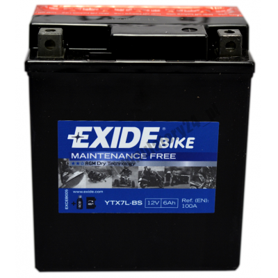Akumulátor EXIDE 12V 6Ah YTX7L-BS
