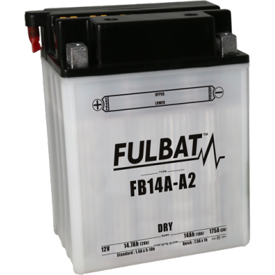 Konvenčný akumulátor ( s kyselinou) FULBAT FB14A-A2  (YB14A-A2) Vrátane balenia kyseliny