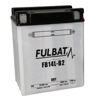 Konvenčný akumulátor ( s kyselinou) FULBAT FB14L-B2  (YB14L-B2) Vrátane balenia kyseliny