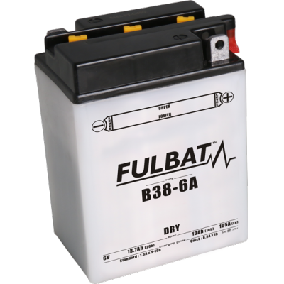 Konvenčný akumulátor ( s kyselinou) FULBAT B38-6A (Y38-6A) Balenie s kyselinou je súčasťou balenia