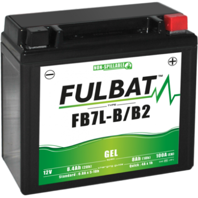 Gelový akumulátor FULBAT FB7L-B/B2 GEL (YB7L-B/B2 GEL)