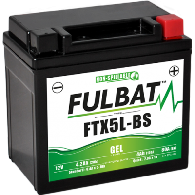 Gelový akumulátor FULBAT FTX5L-BS GEL (YTX5L-BS GEL)