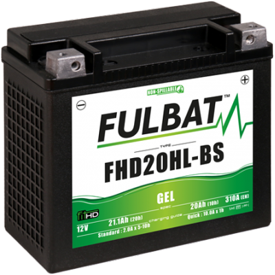 Gelový akumulátor FULBAT FHD20HL-BS GEL (Harley.D) (YHD20HL-BS GEL)
