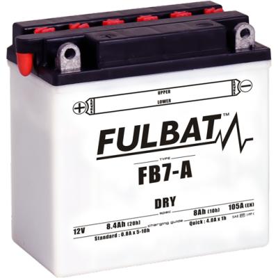 Konvenčný akumulátor ( s kyselinou) FULBAT FB7-A (12N7-4A) (YB7-A) Vrátane balenia kyseliny