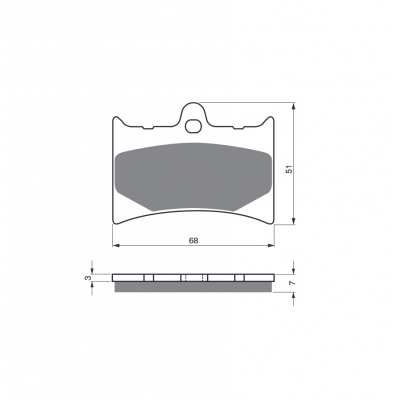 Brzdové obloženie GOLDFREN 019 AD