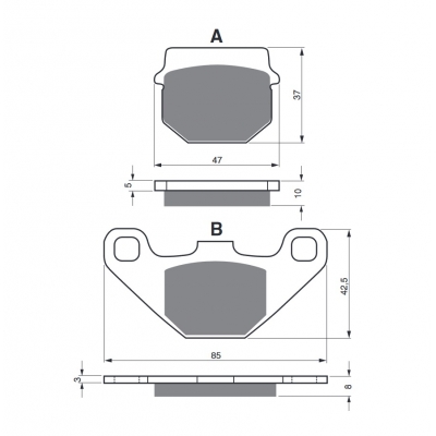 Brzdové obloženie GOLDFREN 042 K5