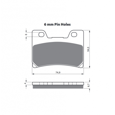 Brzdové obloženie GOLDFREN 045 S3