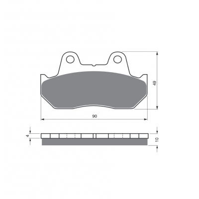 Brzdové obloženie GOLDFREN 050 S3