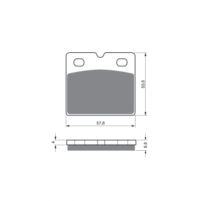 Brzdové obloženie GOLDFREN 072 AD